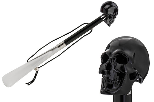 Pasotti Schuhanzieher mit Schwarzen Totenkopf