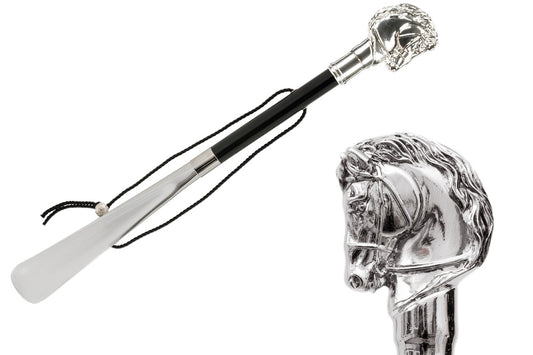 Pasotti Schuhanzieher mit Silberpferd